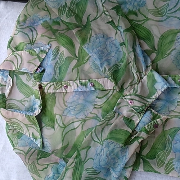 Vintage Judy Bond brand retro shirt boho Hippie style - Picture 4 of 5